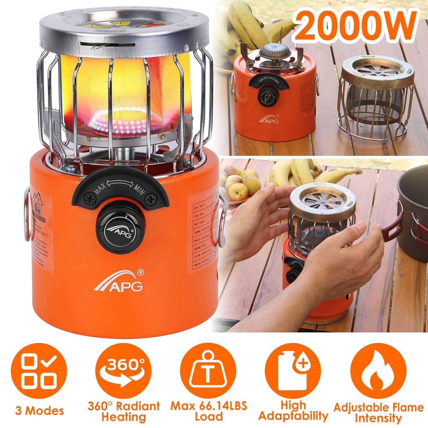 Portable Hiking Camping Outdoor Cooking Gas stove - www.Shopthatapp.com
