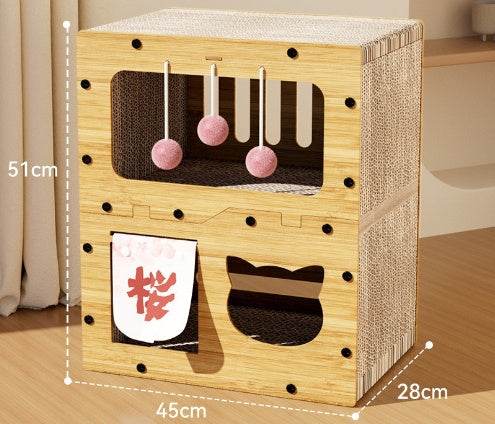 Creative Sisal Mat That Won't Shed Crumbs Cat Scratch Board - www.Shopthatapp.com