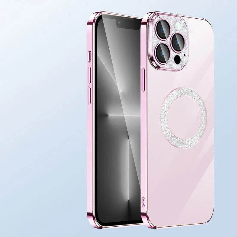 Electroplated TPU Transparent Apple Mobile phone Case - www.Shopthatapp.com