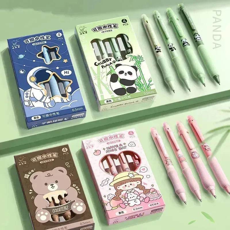 Cartoon Chubby Panda Erasable Pen for School Children - www.Shopthatapp.com
