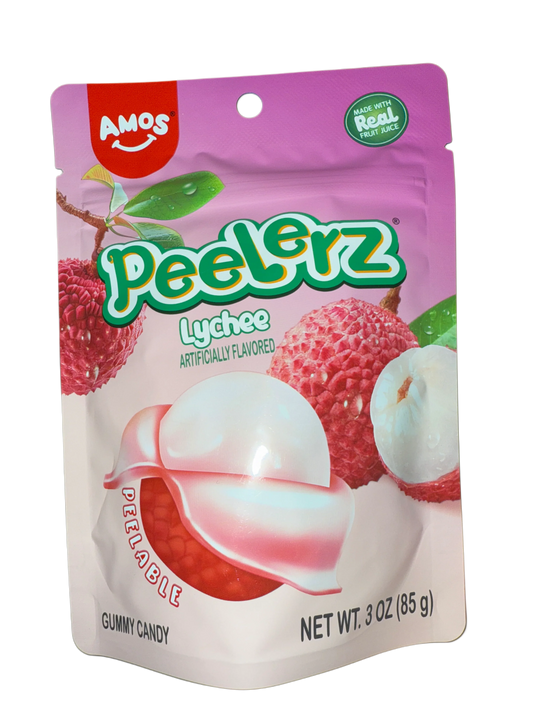 Amos Peelerz Gummy Lychee 85G - U.S Edition - www.Shopthatapp.com