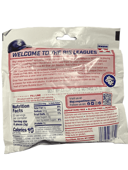 Big League Chew Bubble Gum Triple Play Tropical Flavour 60G - U.S Edition - www.Shopthatapp.com