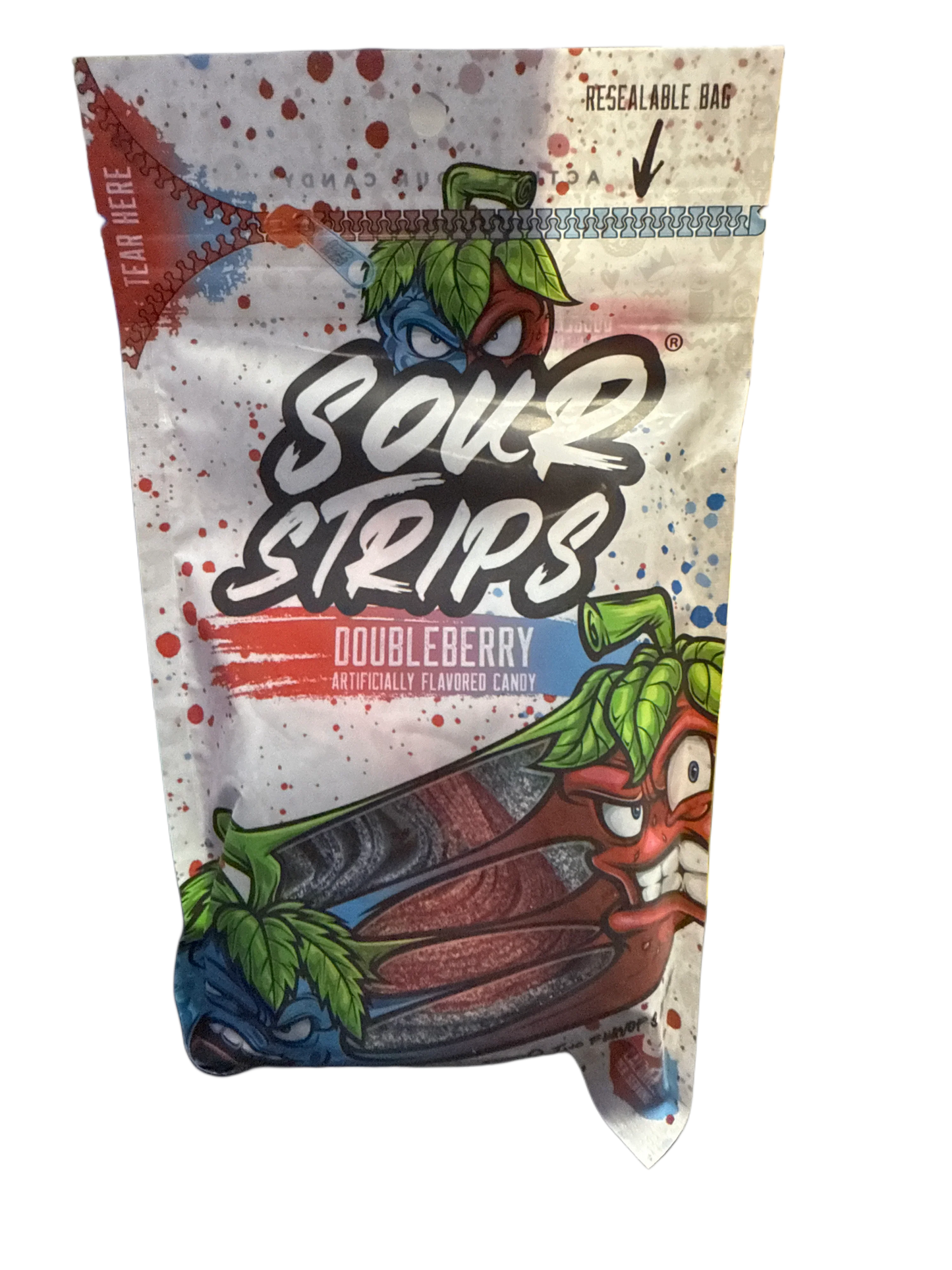 Sour Strips Doubleberry Flavour 96G - U.S Edition - www.Shopthatapp.com