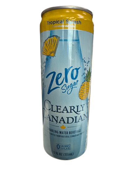 Clearly Canadian Zero Sugar Tropical Splash Flavour 355ML - Canadian Edition - www.Shopthatapp.com