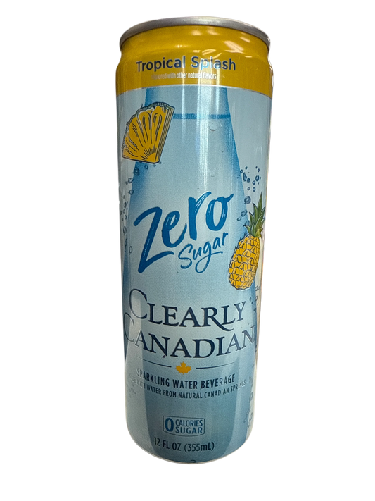 Clearly Canadian Zero Sugar Tropical Splash Flavour 355ML - Canadian Edition - www.Shopthatapp.com