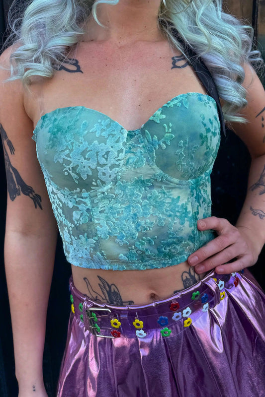 Dixie Velvet Corset Top