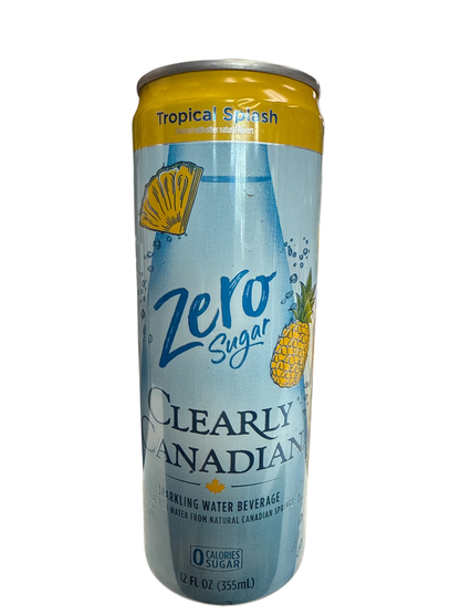 Clearly Canadian Zero Sugar Tropical Splash Flavour 355ML - Canadian Edition - www.Shopthatapp.com