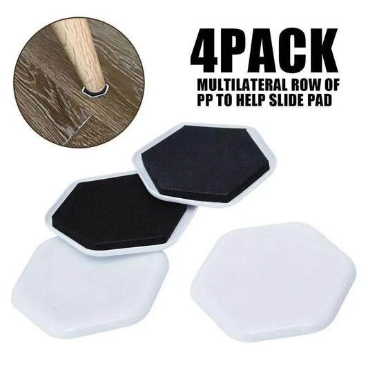 4Pcs Heavy Duty Furniture Moving Sliders Table Moving Pads - www.Shopthatapp.com