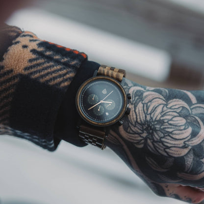 Le Cèdre : Montre en bois pour homme
