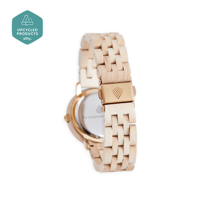 Le Bouleau : Montre en bois pour femme