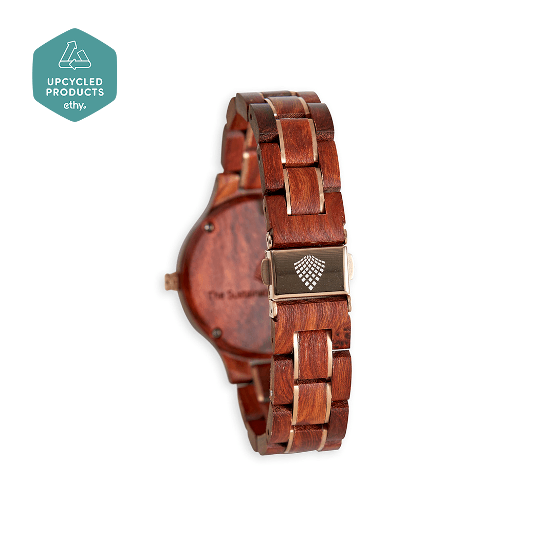 The Magnolia: Wood Watch for Women - www.Shopthatapp.com