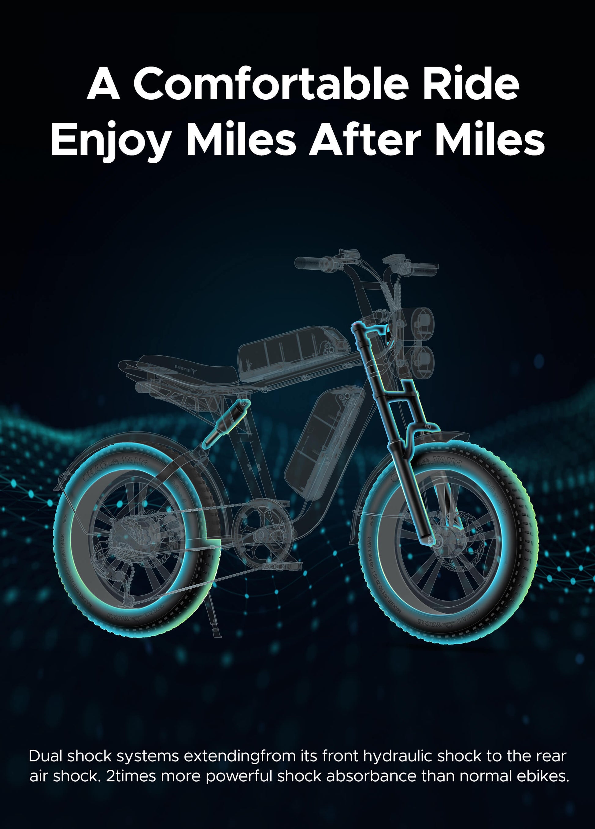 ENGWE M20 75 km + 75 km Dual Suspension Long Range E-bike - www.Shopthatapp.com