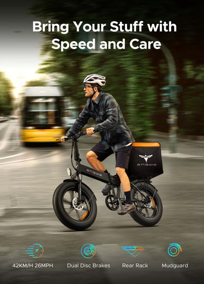 EP-2 Pro 120 km Range Max Speed 25 km/h Front Suspension Foldable E-bike - www.Shopthatapp.com