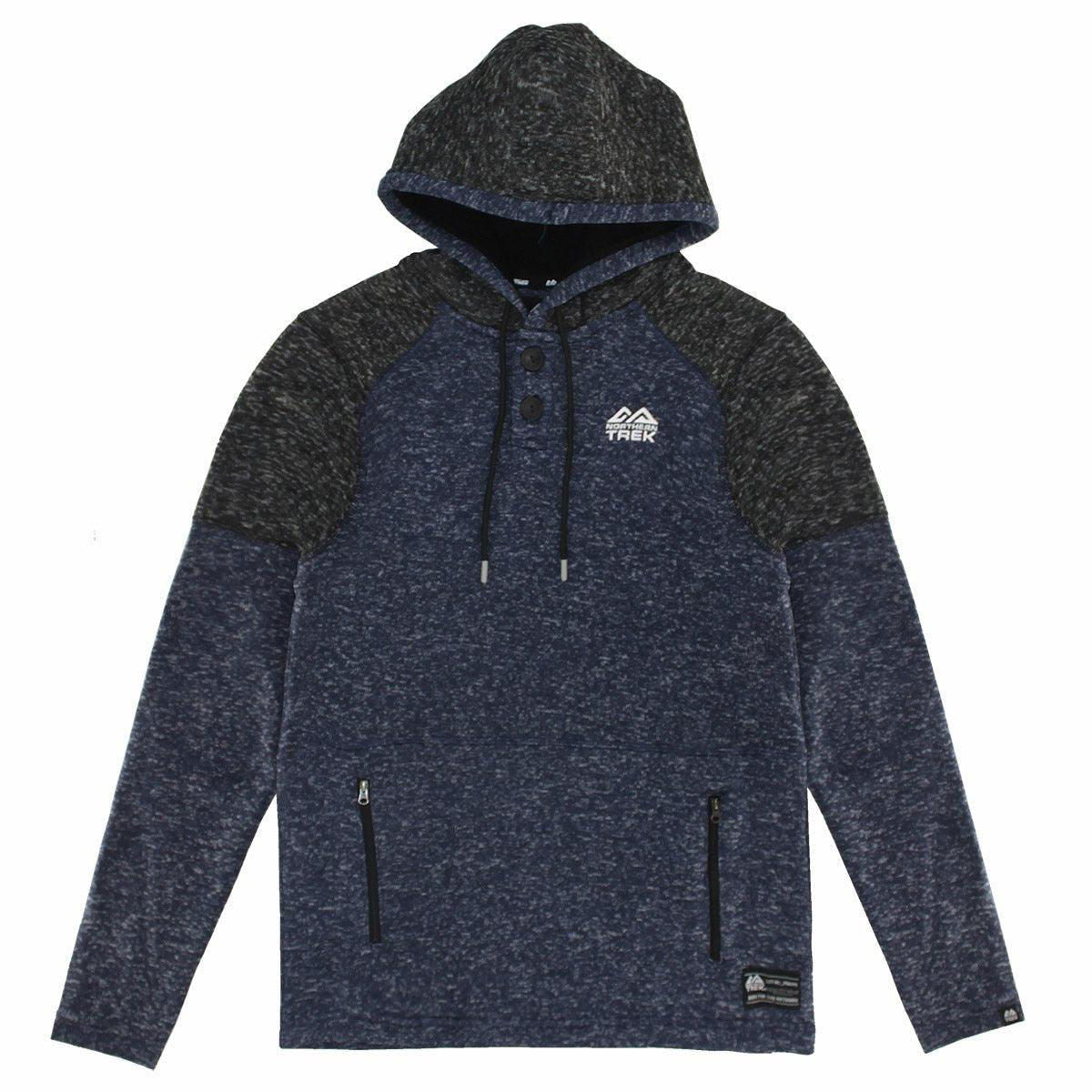 NORTHERN TREK TWISTED 3/4 BUTTON DOWN JACKET-Him and her coats-www.Shopthatapp.com-Size:L-Color:Navy-Fashion Hub Club