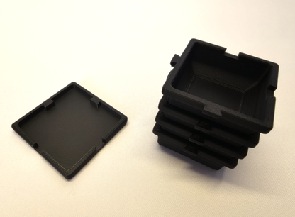 Tiny Stackable Trays (4 + cover) - www.Shopthatapp.com