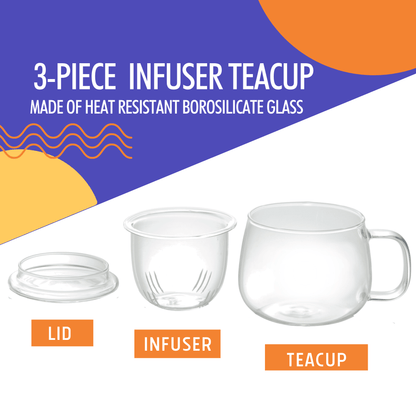 Orange Pekoe Loose Tea and Infusion Tea Cup - Tea Gift Set - www.Shopthatapp.com