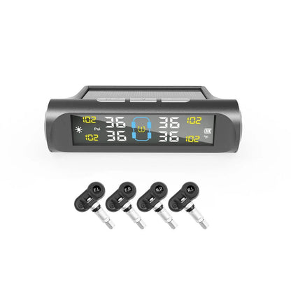 Automobile Vehicle Intelligent Power USB Tire Pressure sensor Monitoring System - www.Shopthatapp.com