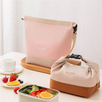 Large Capacity Crossbody Canvas Lunch Bag - www.Shopthatapp.com