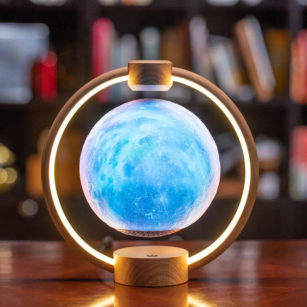 Maglev Moon Light Bluetooth 3D Stereo Diy Colorful Glare - www.Shopthatapp.com