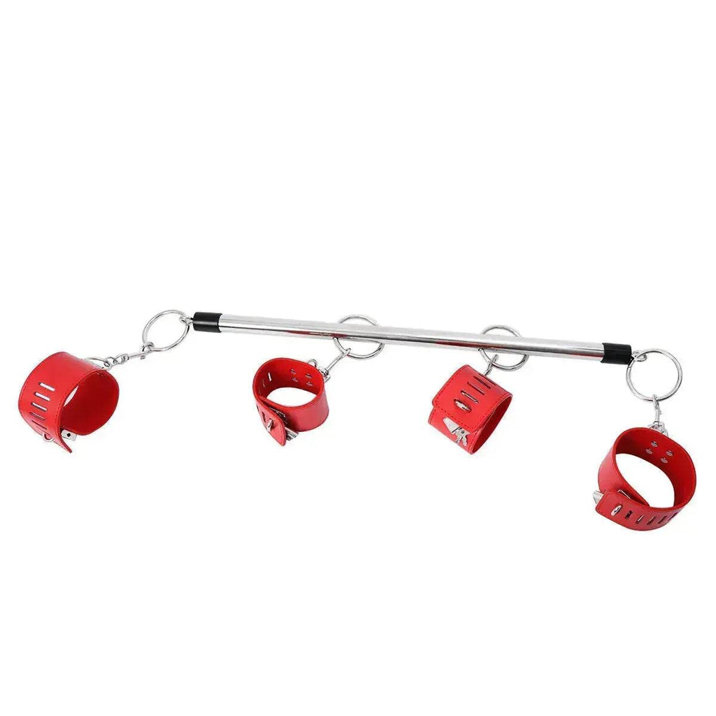 BDSM Toys Women Products Iron Tube Handcuffs Footcuffs Bondage Sets Bundled Toys - www.Shopthatapp.com