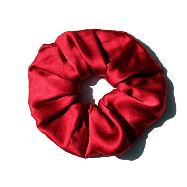 Fashion Silk Satin Hair Scrunchies Hair Ties Ponytail Holder - www.Shopthatapp.com