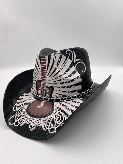 Summer Outdoor Ethnic Style Felt and Straw Cowboy Hat - www.Shopthatapp.com