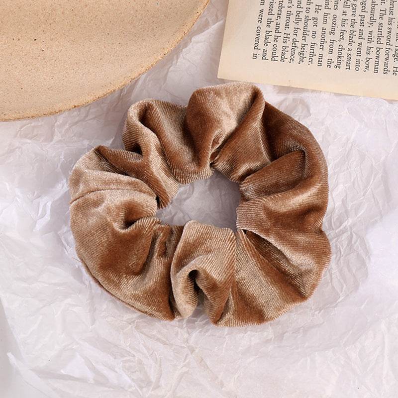 Fashion Velvet Scrunchies for Hair Ponytail Holder - www.Shopthatapp.com