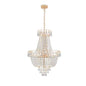 Golden Crystal Chandelier, Large Modern Luxury Chandelier, Suitable For Living Room, Dining Room, Bedroom, Hallway - No Bulb - www.Shopthatapp.com