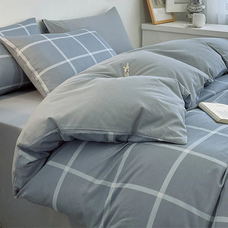 Pure Cotton Class A Four-piece Quilt Cover Household Pure Cotton Bed Sheet Duvet Cover - www.Shopthatapp.com