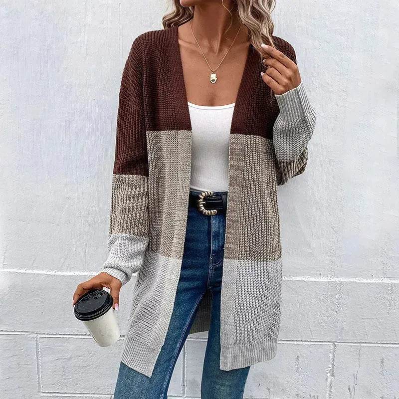 New style Autumn Winter Women Long Knitted Sweater Cardigan - www.Shopthatapp.com