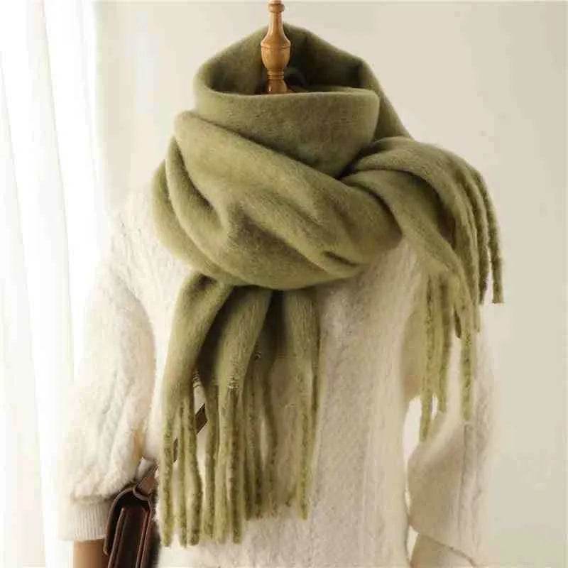 Women's Winter Scarf Cashmere Warm Soft Shawl - www.Shopthatapp.com