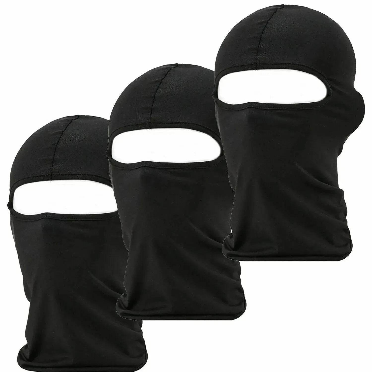3 Pack Tactical Balaclava Thin Full Face Mask Lightweight Motorcycle Warmer Ski - www.Shopthatapp.com