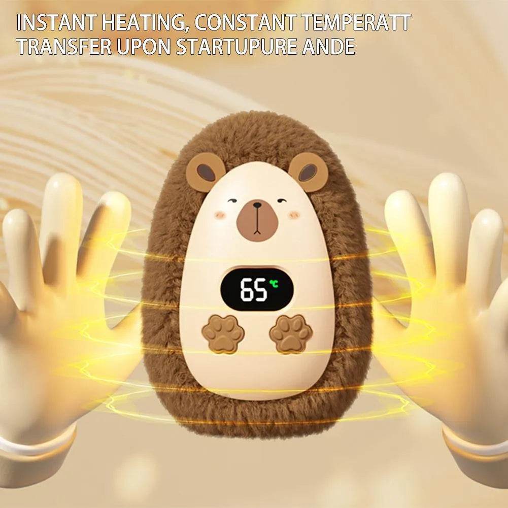 Winter Portable USB Rechargeable Outdoor Smart Fluffy Hand Warmer Hand muff - www.Shopthatapp.com
