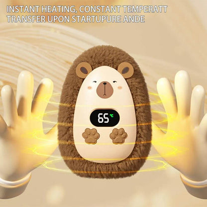 Winter Portable USB Rechargeable Outdoor Smart Fluffy Hand Warmer Hand muff - www.Shopthatapp.com