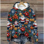 Print Christmas Holiday Casual Hoodie Sweater Pullover - www.Shopthatapp.com