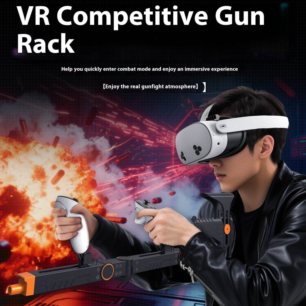 Quest 3 Gun Mount Submachine Gun VR Physical Auxiliary Accessories - www.Shopthatapp.com