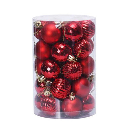 34 Christmas Ball Set 4cm Christmas Ornaments - www.Shopthatapp.com