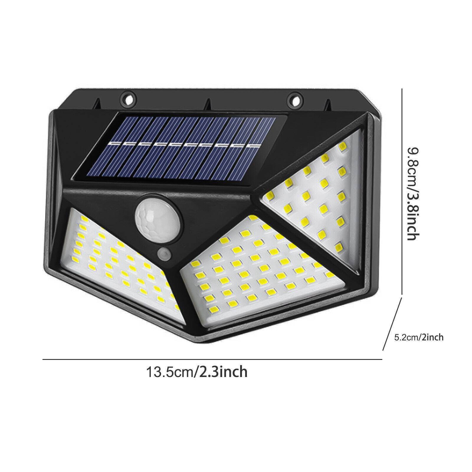 4X Solar Power PIR Motion Sensor Wall Lights LED Outdoor Garden Security Lamp - www.Shopthatapp.com