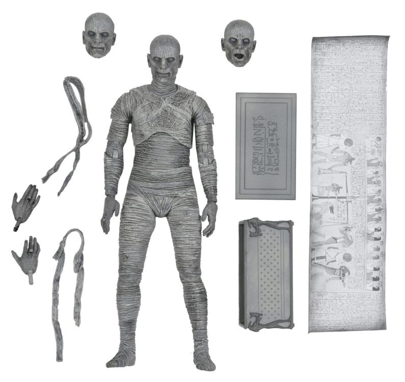 Universal Monsters Ultimate Mummy (Black & White) Figure - www.Shopthatapp.com