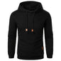 Men's Jacquard Sweatshirt Long-sleeved Hoodie Warm Color  Sports Pullover Top - www.Shopthatapp.com