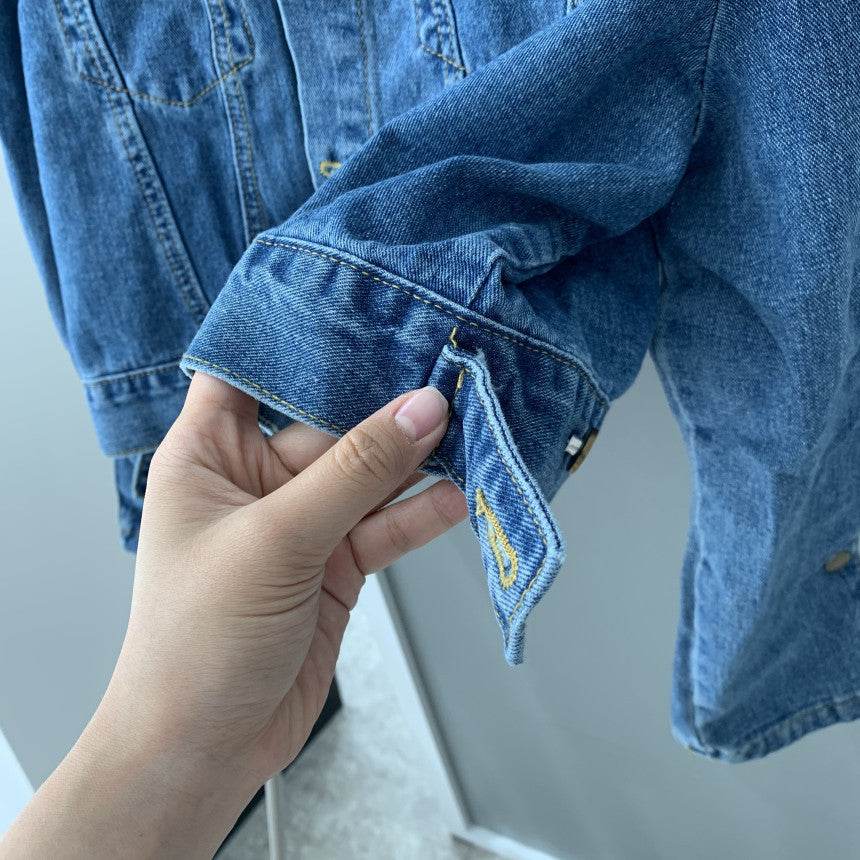 Design Loose Denim Jacket For Women - www.Shopthatapp.com
