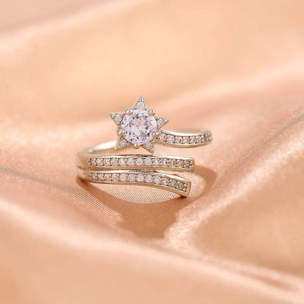 Niche Opening Adjustable Non-fading Cross Ring - www.Shopthatapp.com