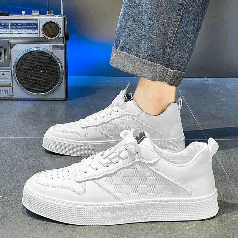 Casual Lace-up Sneakers Men Fashion Breathable Platform Sneakers Shoes Outdoor Sports sneakers . - www.Shopthatapp.com