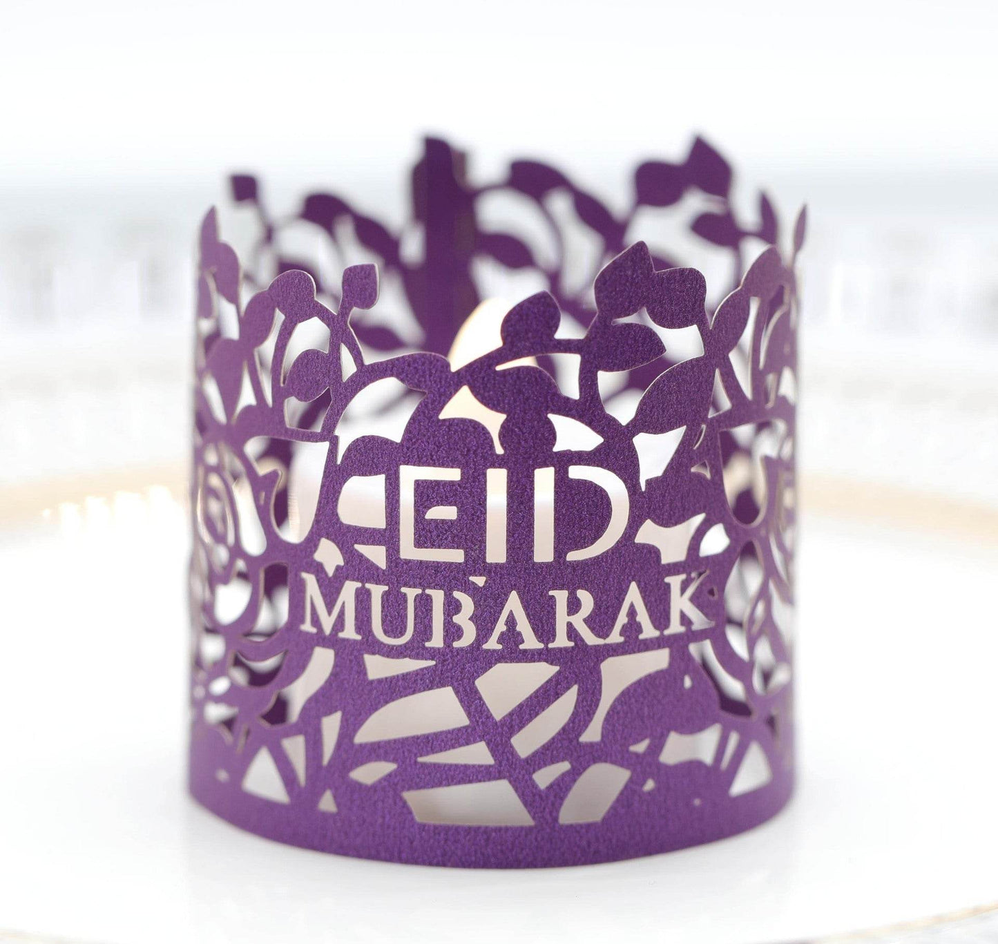 MOQ200 Ramadan Electronic Candle Lampshade Laser Cutout - www.Shopthatapp.com