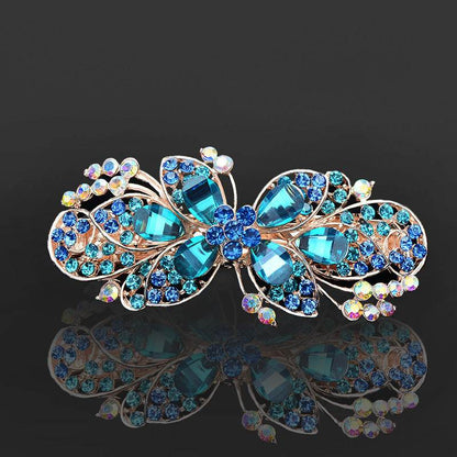 Rhinestone bow hair clip Accessories - www.Shopthatapp.com