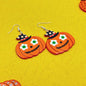 Halloween Day Ornament Colorful Ghost Eyes Funny Acrylic Earrings For Women - www.Shopthatapp.com