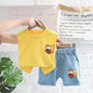 Children's Clothing Boys Vest Suit Summer Casual Two piece for boys - www.Shopthatapp.com