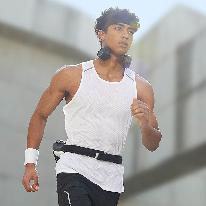 Sleeveless Quick Drying Marathon Sports Workout Gym Tank Top for Men - www.Shopthatapp.com