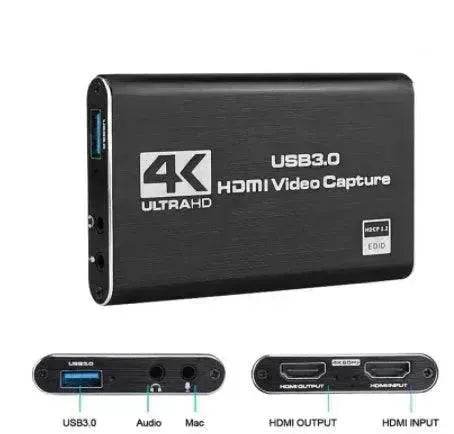 4K HDMI Game Capture Card USB3.0 1080P Capture Card Device For Streaming - www.Shopthatapp.com