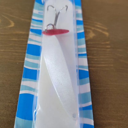 Swedish Pimple #7 Jigging Lure 3/4oz-Outdoor Sporting goods camping-www.Shopthatapp.com-Color:White-Stony Tackle Shack